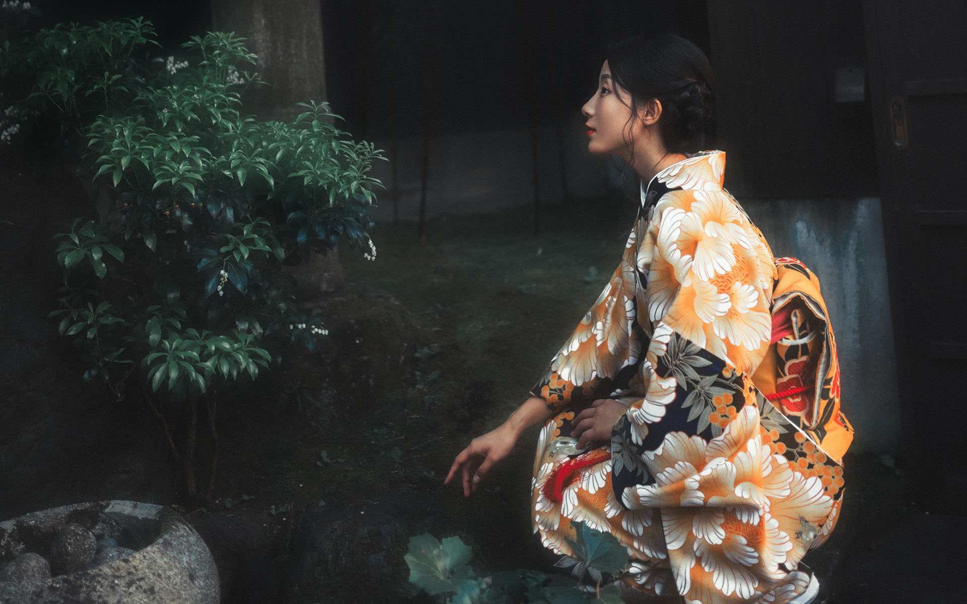 日系和服美女古风写真