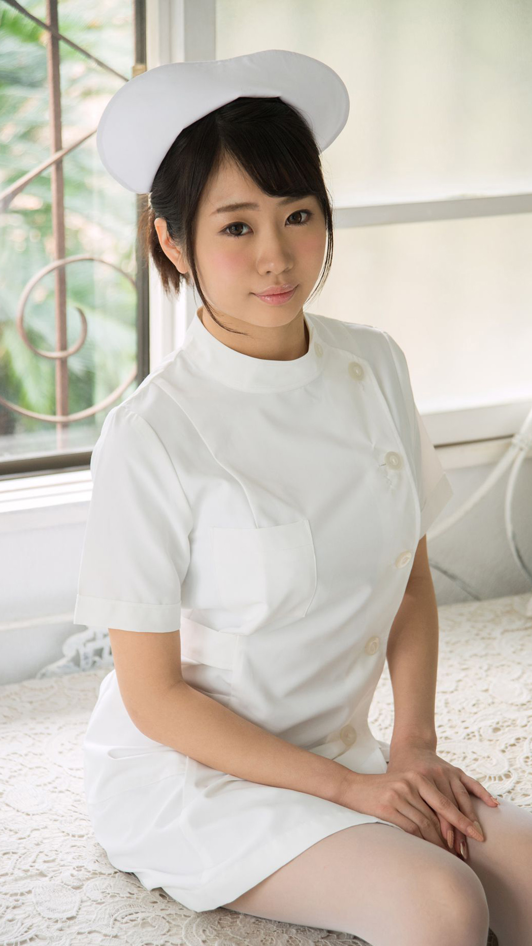 日本白丝护士美女大胸肥臀病床上玩写真高清 第一张